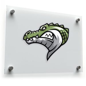 Fierce Alligator Head Sticker