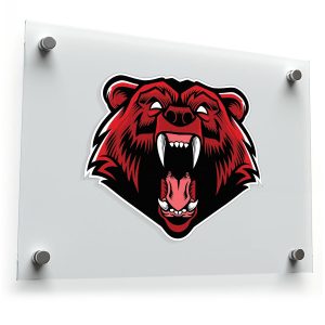 Fierce Bear Sticker