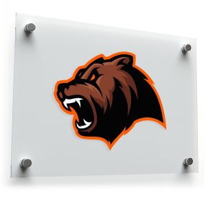 Fierce Bear Sticker