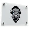 Fierce Bison Head Sticker