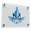 Fierce Blue Fish Sticker 1