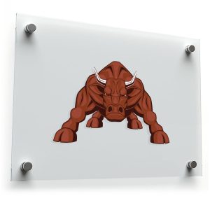 Fierce Bull Sticker