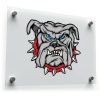 Fierce Bulldog Head Sticker