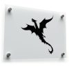 Fierce Dragon Silhouette Sticker