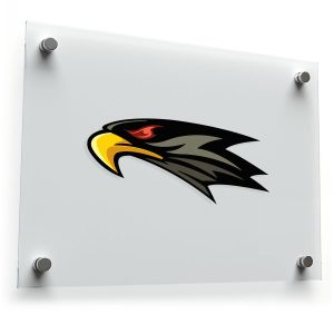 Fierce Eagle Head Sticker