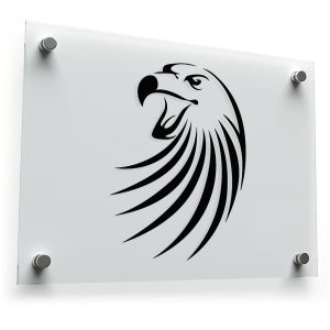 Fierce Eagle Head Sticker