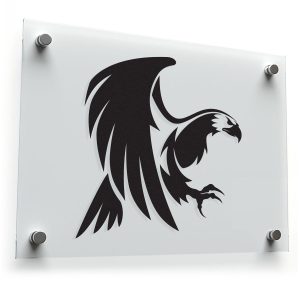 Fierce Eagle Silhouette Sticker
