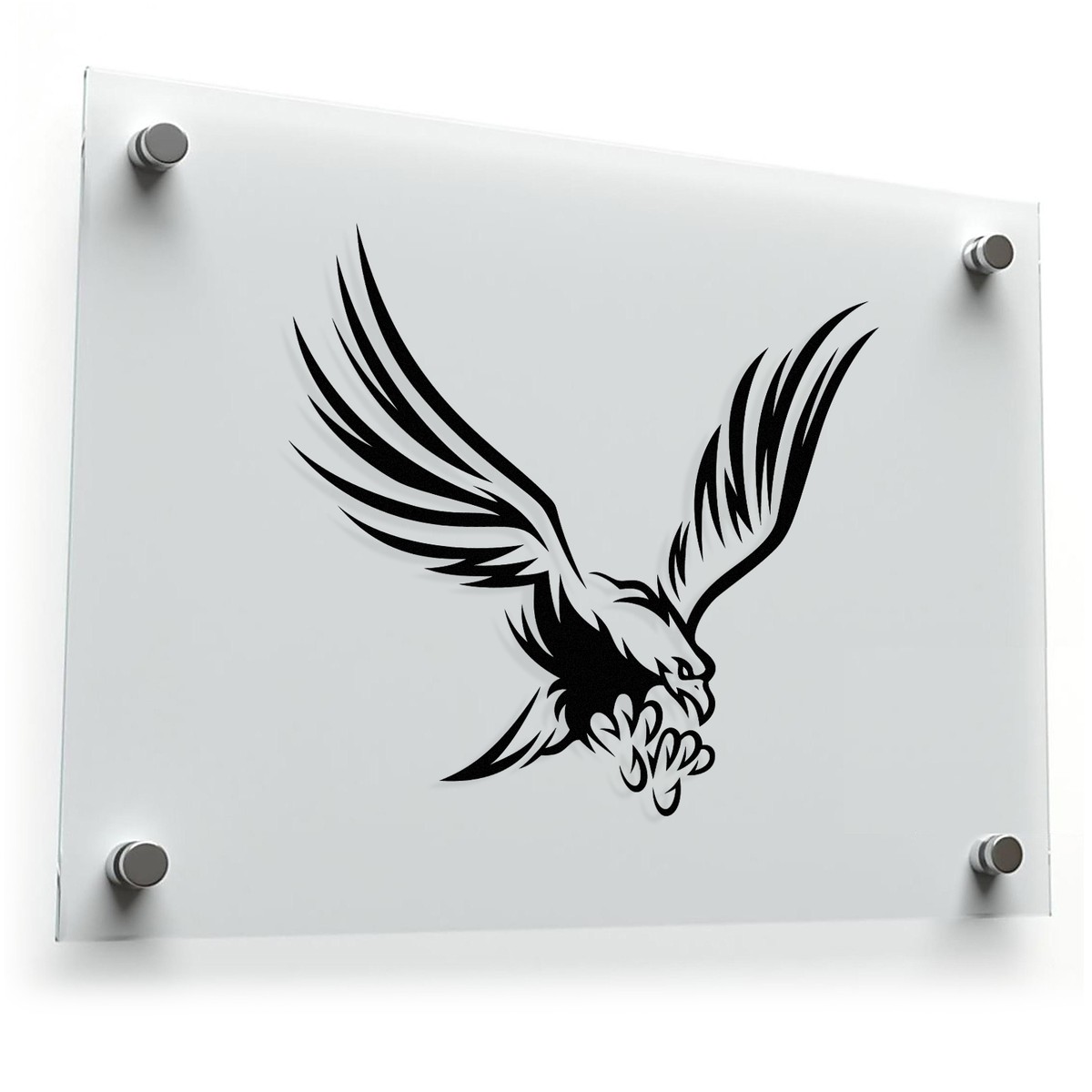 Fierce Eagle Silhouette Sticker 3 Fierce Eagle Silhouette Sticker