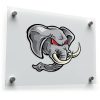 Fierce Elephant Head Sticker