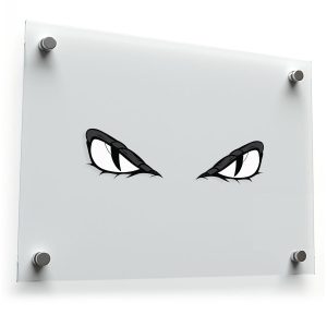 Fierce Eyes Vinyl Sticker
