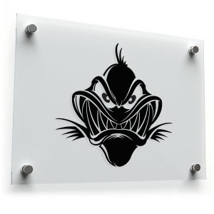 Fierce Fish Face Vinyl Sticker