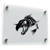 Fierce Fish Skeleton Sticker