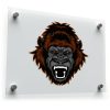 Fierce Gorilla Head Sticker