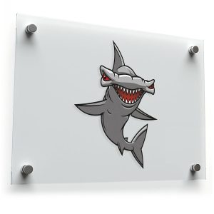 Fierce Hammerhead Shark Sticker