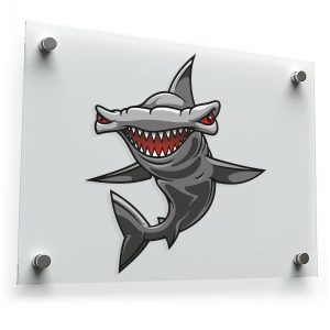 Fierce Hammerhead Shark Sticker