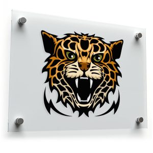 Fierce Leopard Sticker