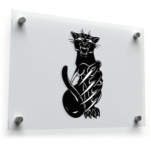 Fierce Panther Claw Decal