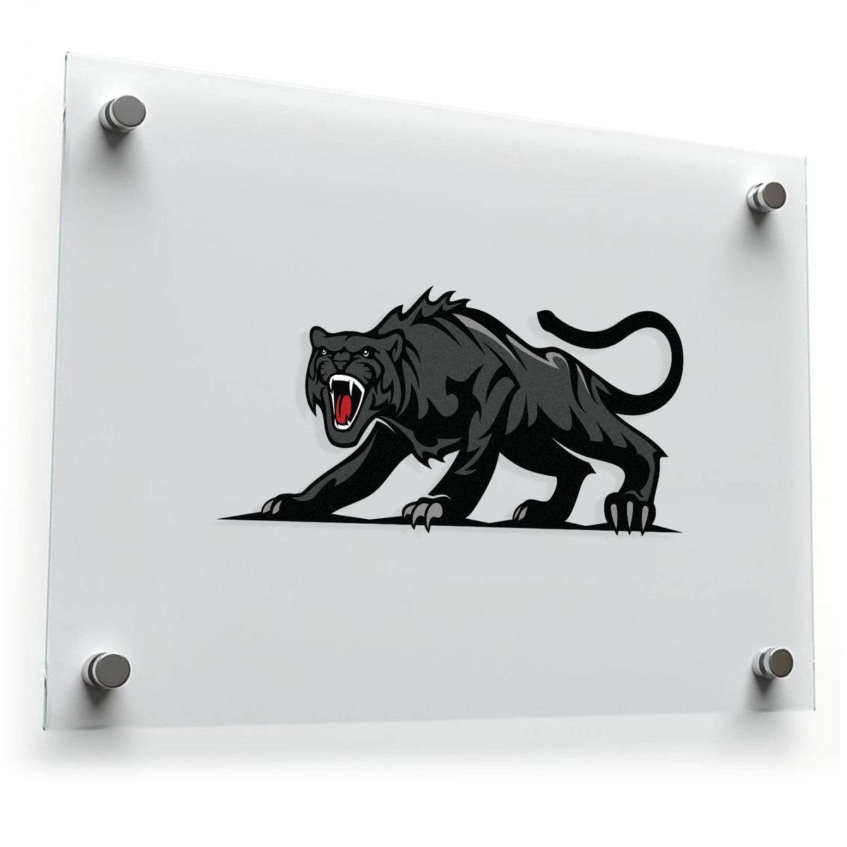 Fierce Panther Vinyl Sticker 3 Fierce Panther Vinyl Sticker