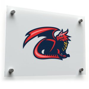 Fierce Red Dragon Sticker