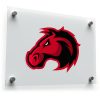 Fierce Red Horse Head Sticker 1