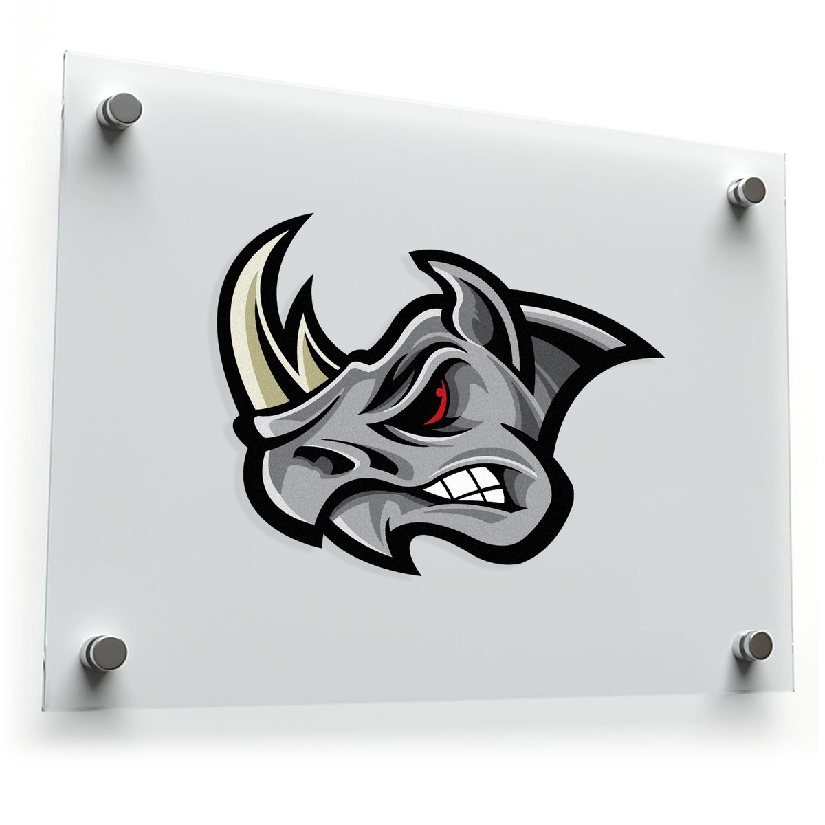 Fierce Rhino Vinyl Decal 3 Fierce Rhino Vinyl Decal