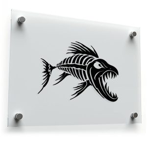 Fierce Rooster Head Sticker