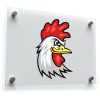 Fierce Rooster Vinyl Sticker 1