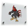 Fierce Rooster Warrior Sticker 1