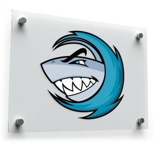 Fierce Shark Head Sticker