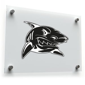 Fierce Shark Sticker