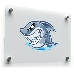 Fierce Shark Sticker