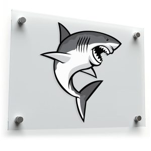 Fierce Shark Vinyl Decal