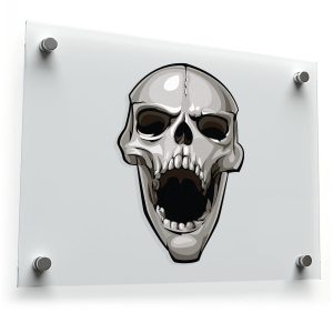 Fierce Skull Sticker