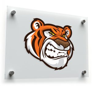 Fierce Tiger Head Sticker