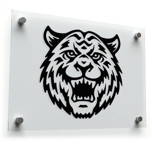 Fierce Tiger Head Sticker