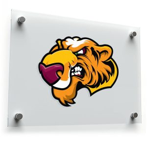 Fierce Tiger Head Sticker