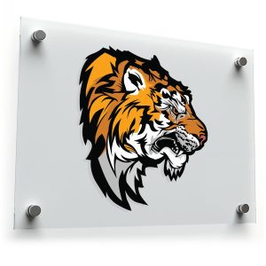 Fierce Tiger Head Sticker