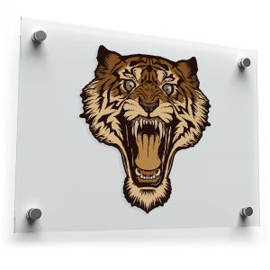 Fierce Tiger Head Vinyl Decal