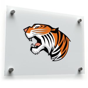 Fierce Tiger Head Vinyl Sticker