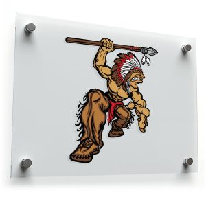Fierce Tribal Warrior Sticker
