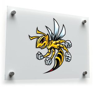 Fierce Wasp Warrior Sticker