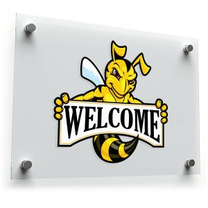 Fierce Wasp Welcome Sticker