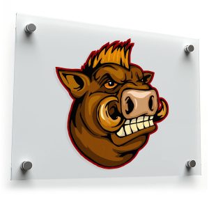 Fierce Wild Boar Sticker