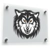 Fierce Wolf Head Sticker