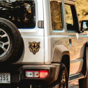 Alternative view of Fierce Wolf Head Sticker