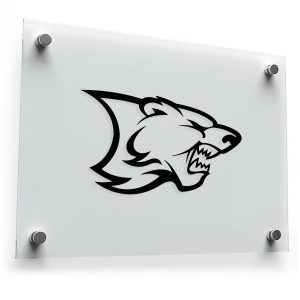 Fierce Wolf Head Sticker