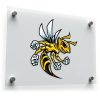 Fierce Yellow Wasp Sticker 1