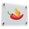 Fiery Chili Pepper Vinyl Sticker