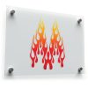 Fiery Flame Gradient Vinyl Decal 1