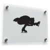 Figure Skater Silhouette Sticker